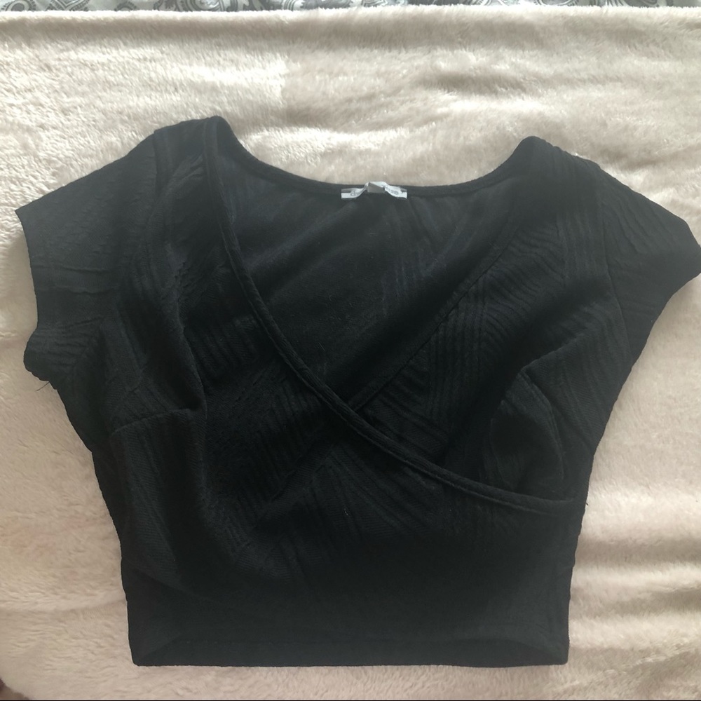 Black Crop Top ~ Charlotte Russe